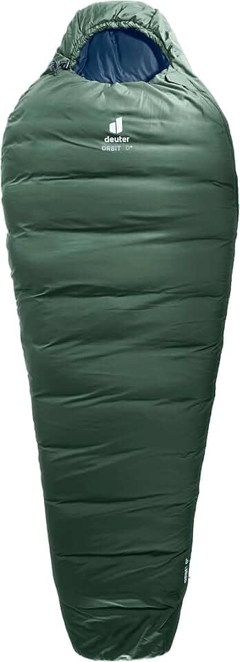 Deuter, Saco de Dormir, Tipo Sarcófago, Até 1,85m, Para Frio Extremo, +5°C a -14°C, Camping, Orbit 0°
