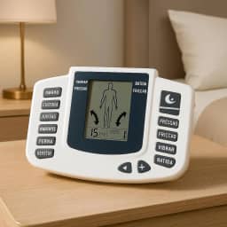 Aparelho de Massagem e Fisioterapia com Choque Elétrico e Eletrodos