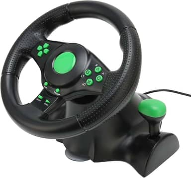 PC Racing Wheel, volante de corrida de carro de rotação de 180 graus com pedal, aplicável para 360, para para , PC
