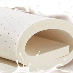 Topper De Colchão De Látex 100% Natural Verde Puro - Firme - 2/3/4 De Polegada - Tamanho Duplo, Alívio De Pressão Para Dores Nas Costas,2,5cm,150X200cm,YUYANAIAI