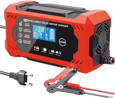 Carregador de bateria 12v inteligente carro moto - Bivolt