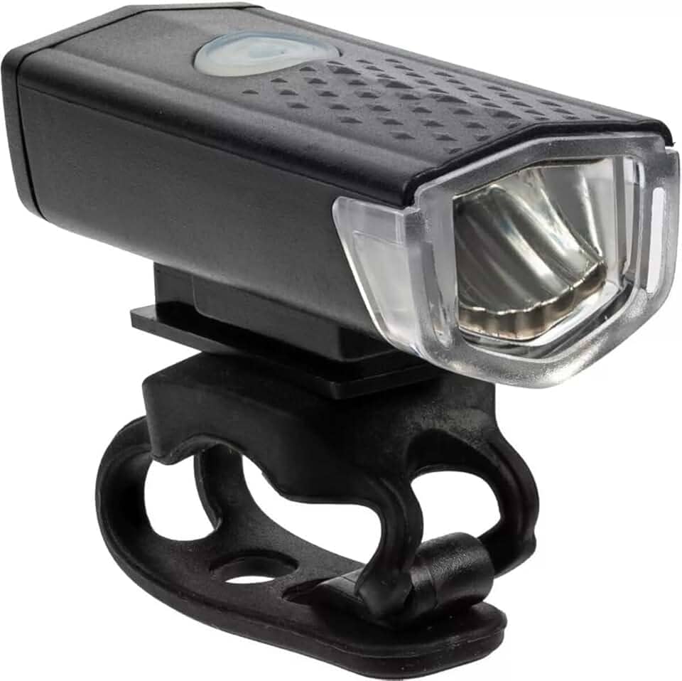 Kit de luzes de bicicleta recarregável, conjunto de farol e lanterna traseira, impermeável, vários modos de luz (2 cabos USB incluídos)