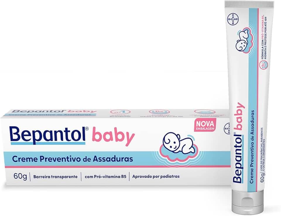 Bepantol Baby Pomada Assadura Bebe, Hipoalergênica, 60g