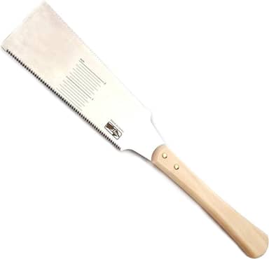 Serra japonesa Samurai Ryoba - Serra de corte nivelado de borda dupla de 19 cm para marcenaria