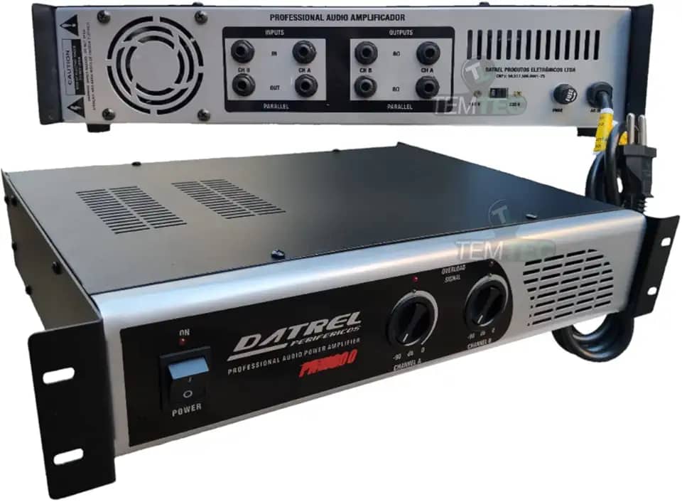 Amplificador Potencia Profissional 600 Watts Pa 5000 Datrel