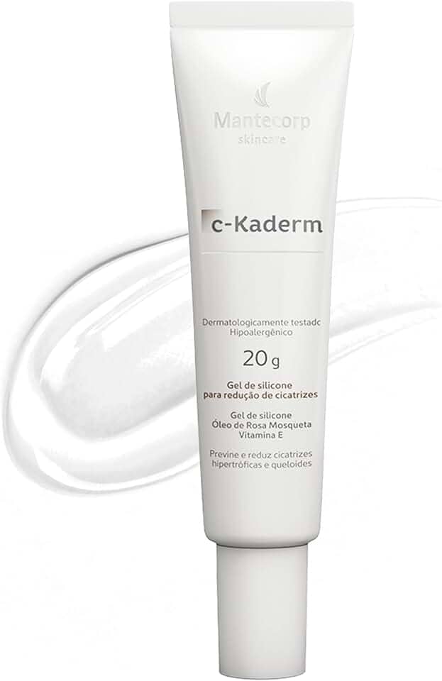 Gel Cicatrizante C-Kaderm Skincare - 20g - Com Vitamina C - Ajuda na Recuperação e Melhora da Aparência da Pele- Mantecorp