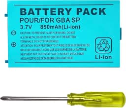 Bateria GBA SP Bateria interna para Nintendo Game Boy Advance SP bateria de 850mAh