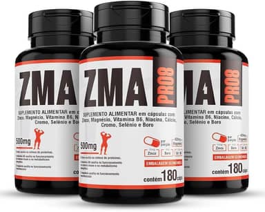Floral Ervas do Brasil, Zma Pro 3x 180cap Magnésio Zinco Boro Cromo Selênio Cálcio