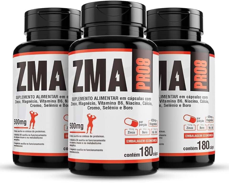Floral Ervas do Brasil, Zma Pro 3x 180cap Magnésio Zinco Boro Cromo Selênio Cálcio