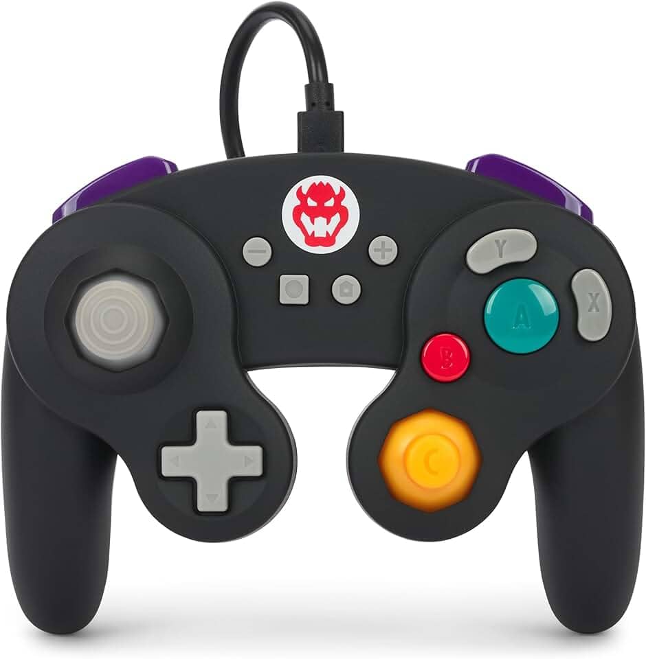 PowerA GameCube Style Wired Controller for Nintendo Switch - Bowser