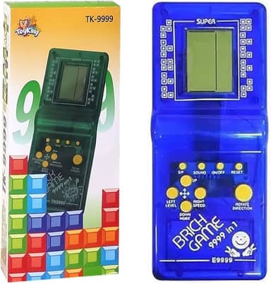 Mini Game Retro Portátil Clássico Brick Game 9999 in 1