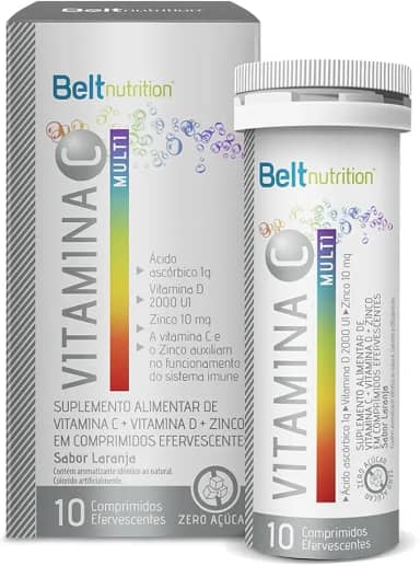 Belt Vitamina C Efervescente Tripla Ação (C+Zinco+D)