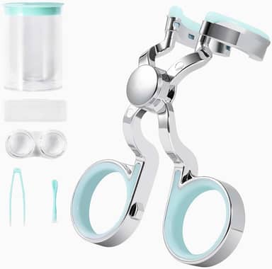 Auxiliares Para Uso Diário De Lentes De Contato, Removedor De Lentes De Contato De Silicone Macio E Conjunto De Ferramentas De Inserção, Incluindo Pinças, Estojo Para Lentes De Contato E Êmbo