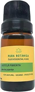 Óleo Essencial de Hortelã-Pimenta 100% Puro e Natural, Ideal para Aromaterapia, Difusor, Massagem - Pura Botânica