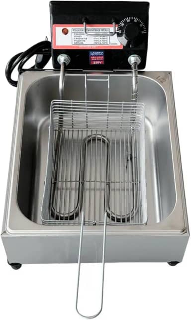 Fritadeira Elétrica Industrial Cuba 5l Econômica (220, Volts)