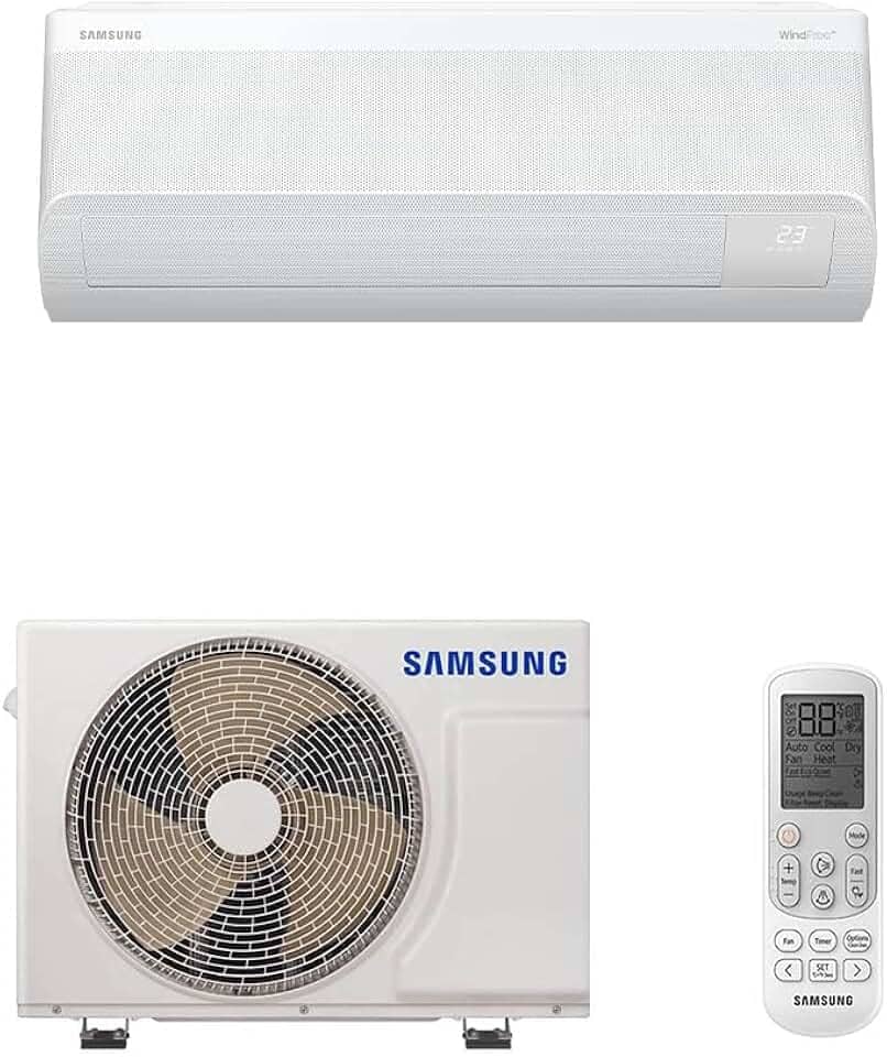 Ar-condicionado Split Inverter 12000 Btus Samsung Windfree Ai Quente e Frio Wi-fi Integrado Ar12dxfaawknaz / Ar12dxfaawkxaz 220v