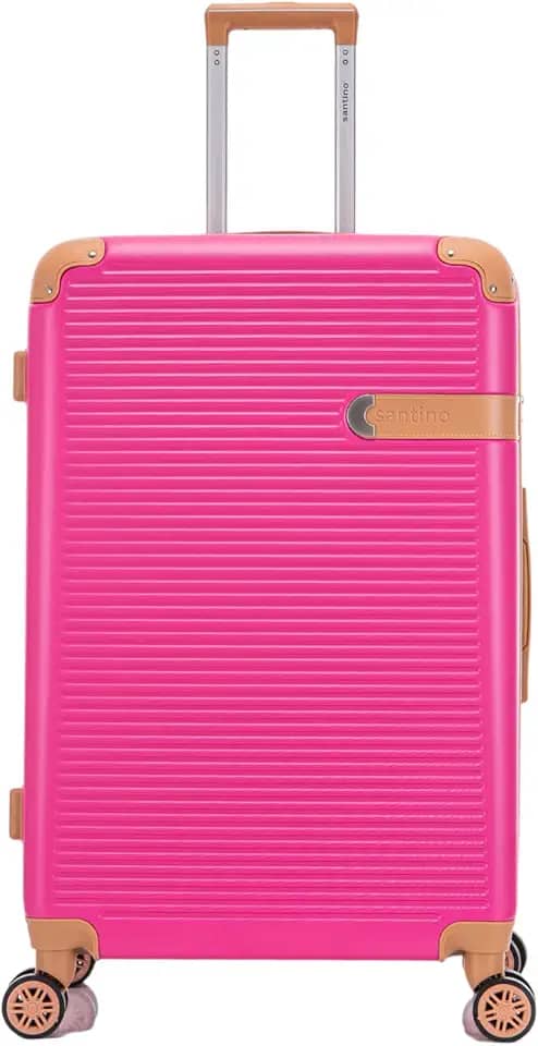 Mala de Viagem Nice Rígida 360° Santino - ABEV407G Cor: Magenta