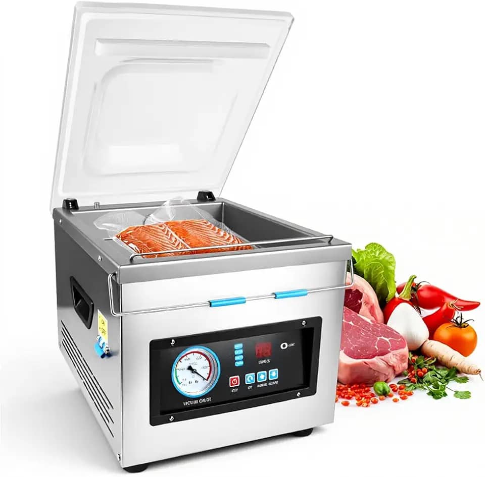 Seladora Vacuo 220v, Seladora de Embalagens, Embaladora e Seladora Vacuo, Mini Máquina a Vácuo Industrial dz260