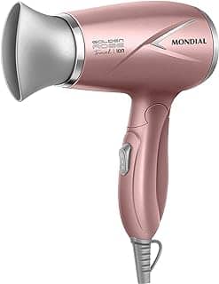 Secador de Cabelos Travel, Mondial, Golden Rose, 1200W, Bivolt - SC-47-GR