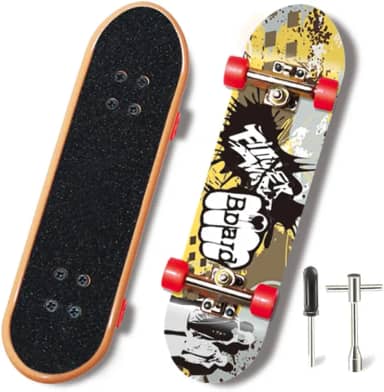 Kit 2 Mini Skate de Dedo 9,5cm DM Toys
