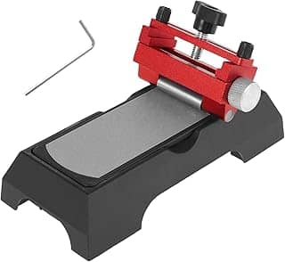 XYDHQS Pedra de amolar com ferramenta de guia de afiação, cinzel de ângulo ajustável e apontador de plano, gabarito de afiar cinzel de metal para cinzéis e planos de 0 a 5 cm