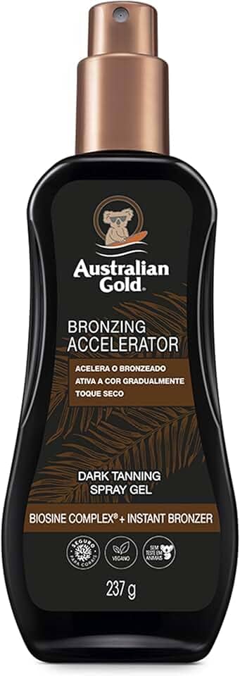 Acelerador Dark Tanning C/ Inst. Bronzer, Australian Gold (Embalagem pode variar)