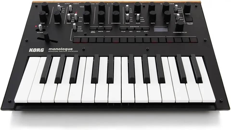 KORG MONOLOGUE BK TECLADO SINTETIZADOR ANALÓGICO MONOFÔNICO