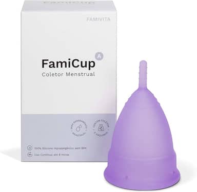 FamiCup - O coletor menstrual reutilizável de silicone 100% hipoalergênico (A - 30ml)