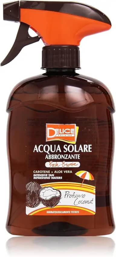 Delice Solaire Acqua Solare Profumo Coconut - Água Perfumada Bronzeadora 500ml