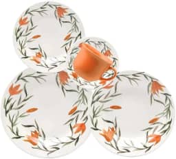 Aparelho de Jantar Biona Donna Lírios 20Pçs Estampado - AP20-5410