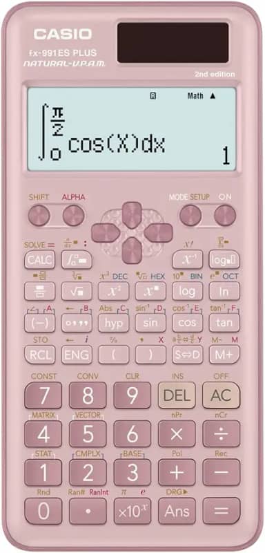 Calculadora Científica, Casio, FX-991, Esplus-PK, 417 Funções, Rosa