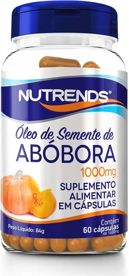 Nutrends Óleo De Semente De Abóbora 60 Cápsulas