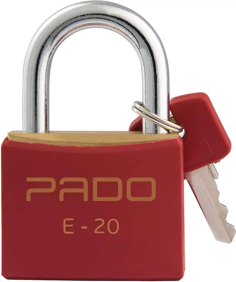 Pado 51016410, Cadeado Sm Lt-20Mm, Multicolor