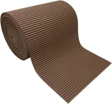 Passadeira Antiderrapante Cozinha 2 M X 65 Cm - Emborrachado (Marrom 65 cm)