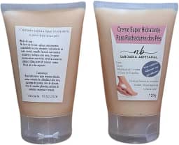 Creme Cicatrizante e Hidratante Natural para os Pés e Calcanhares Maciez e Suavidade 120g