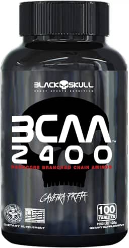 Bcaa 2400 - 100 Tabletes - Black Skull, Black Skull
