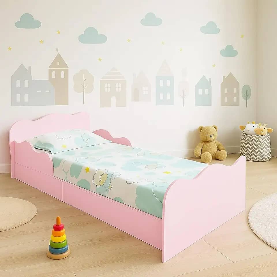 MINI CAMA MONTESSORIANA JUVENIL SONHAR 100% MDF - ROSA