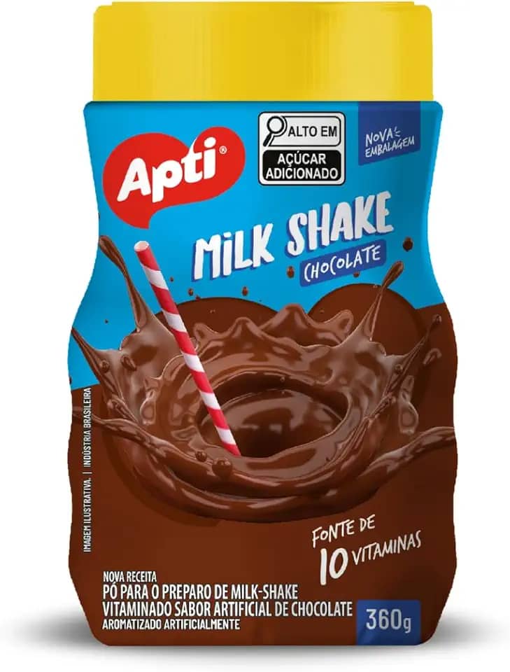 Pó Para Preparo De Milk-Shake Apti Chocolate 360g