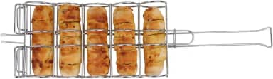 Grelha Churrasqueira para Pão de Alho e Milho 60x17x6,5cm