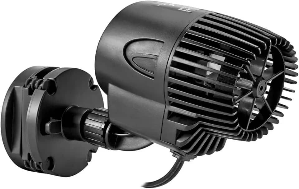 AQQA Bomba Wave Maker, Bomba De Circulação De Aquário 2100Gph Bomba Motorizada Submersível Rotativa De 360 Graus Com Base De Sucção Magnética Para Aquários Marinhos E De Água Doce (15W)