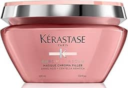 Kérastase Chroma Absolu Chroma Filler Máscara com ação Anti-Porosidade para Cabelos Coloridos Sensíveis ou Danificados de Médios a Grossos, Nutre e Protege a Cor 200ml
