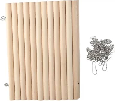 GetCoupon Ponte de madeira para animais de estimação, túnel de escalada para roedores de madeira, para ouriços e outros roedores