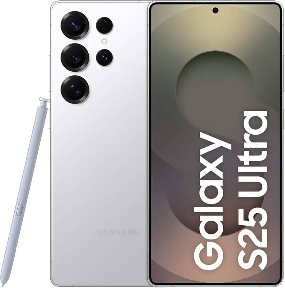 Celular Samsung Galaxy S25 Ultra 5G, 512GB, 12GB RAM, Câmera Quádrupla de 200+50+10+50, Tela Grande de 6.9", Titânio Prata