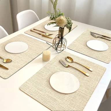 6 Jogo Americano Florença Bg Impermeável Limpa Fácil Pvc