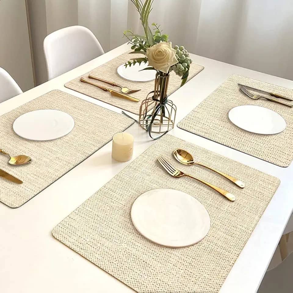 6 Jogo Americano Florença Bg Impermeável Limpa Fácil Pvc