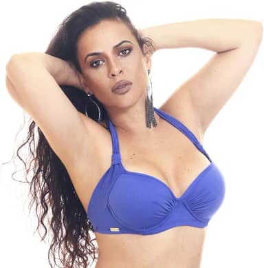 Top Biquíni Meia Taça Plus Size com Bojo e Aro - Vermelho - M(44), G(46), GG(48), XG(50), XXG(52)