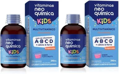 Kit 2 Multivitamínico 240ml Neo Química Kids