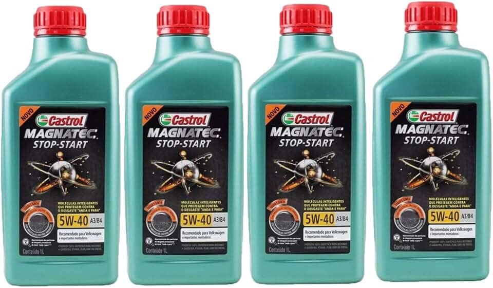 Kit 4 Óleo Motor Castrol Magnatec 5w40 A3/b4 502 00