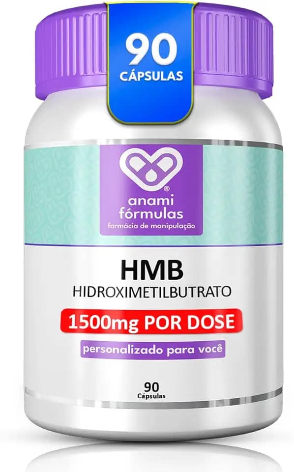 Hmb 1500mg Anti-catabólico | 90 Cápsulas - Anami