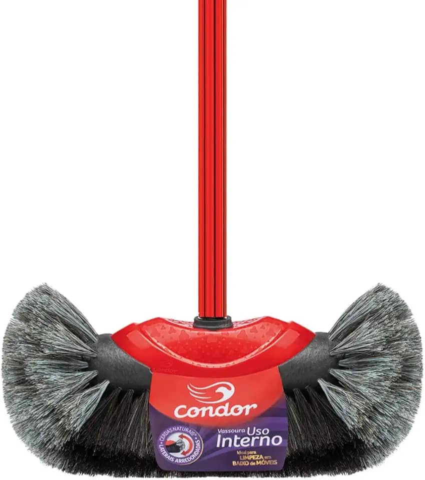 Vassoura De Pelo Natural V2 COM CABO Condor